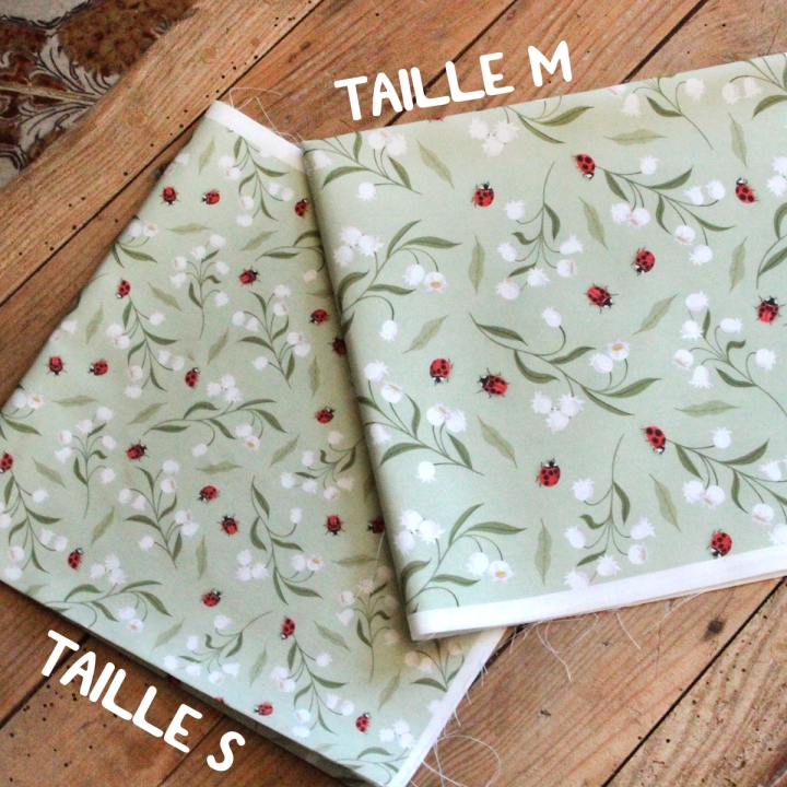Tissu illustré "Les clochettes du bonheur"