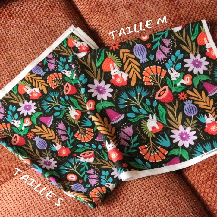 Tissu illustré "Pétales & Malice"