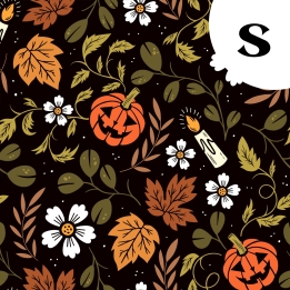 Tissu illustré "Jack O'lantern"