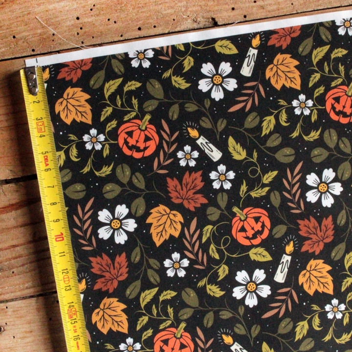 Tissu illustré "Jack O'lantern"