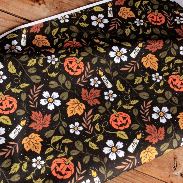 Tissu illustré "Jack O'lantern"