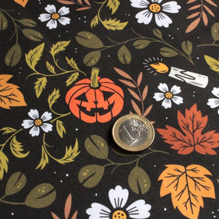 Tissu illustré "Jack O'lantern"
