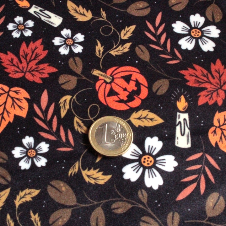 Tissu illustré "Jack O'lantern"
