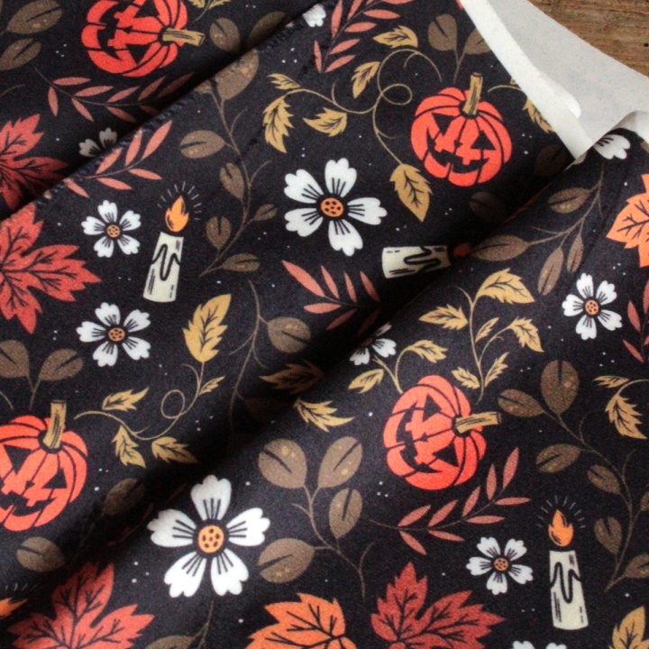 Tissu illustré "Jack O'lantern"