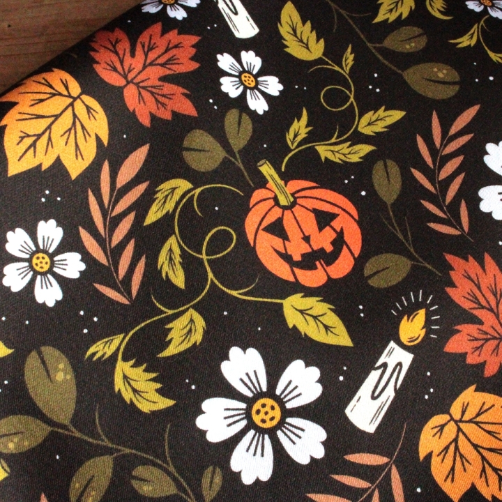 Tissu illustré "Jack O'lantern"