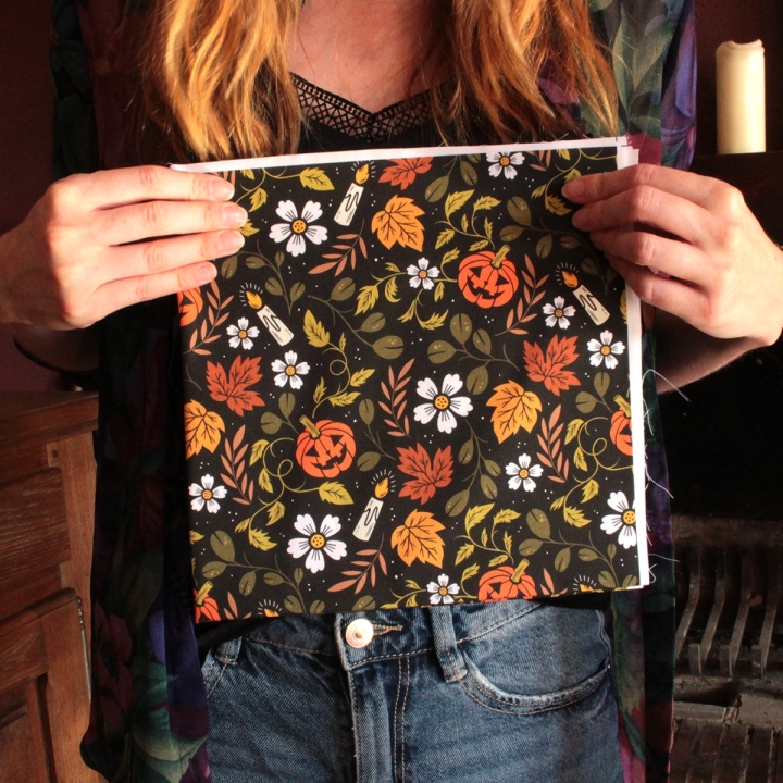 Tissu illustré "Jack O'lantern"