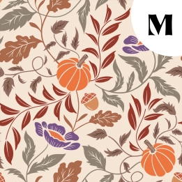 Tissu illustré "Pumpkin Cottage"