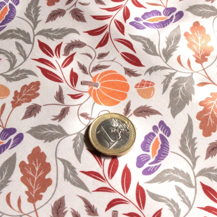 Tissu illustré "Pumpkin Cottage"