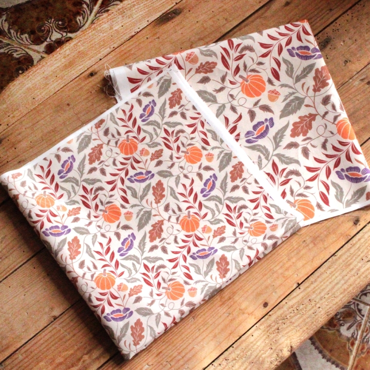 Tissu illustré "Pumpkin Cottage"