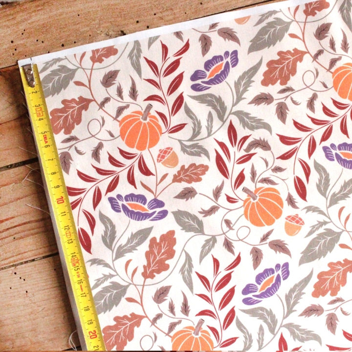 Tissu illustré "Pumpkin Cottage"