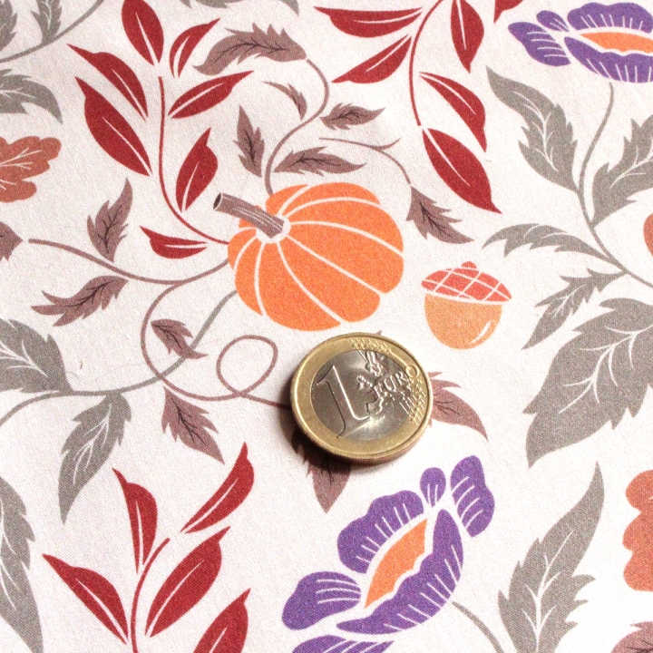 Tissu illustré "Pumpkin Cottage"