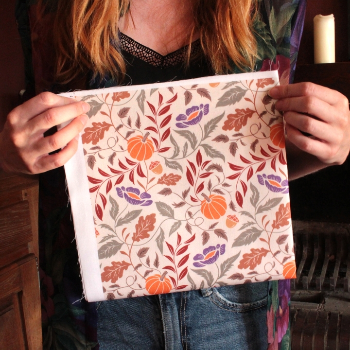Tissu illustré "Pumpkin Cottage"