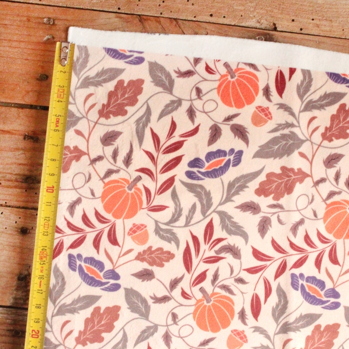Tissu illustré "Pumpkin Cottage"
