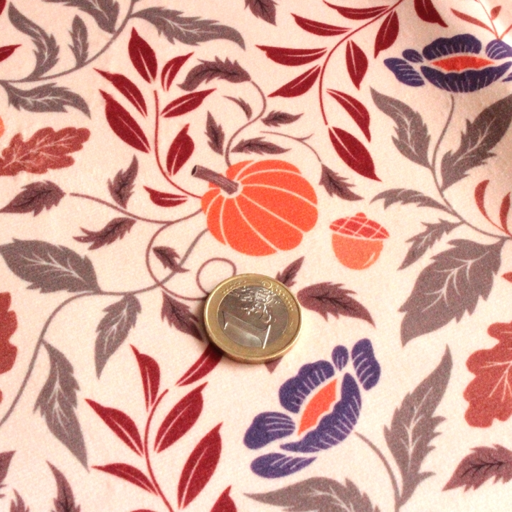 Tissu illustré "Pumpkin Cottage"