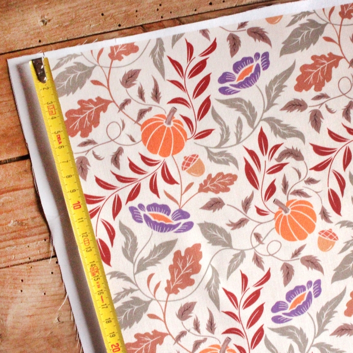 Tissu illustré "Pumpkin Cottage"
