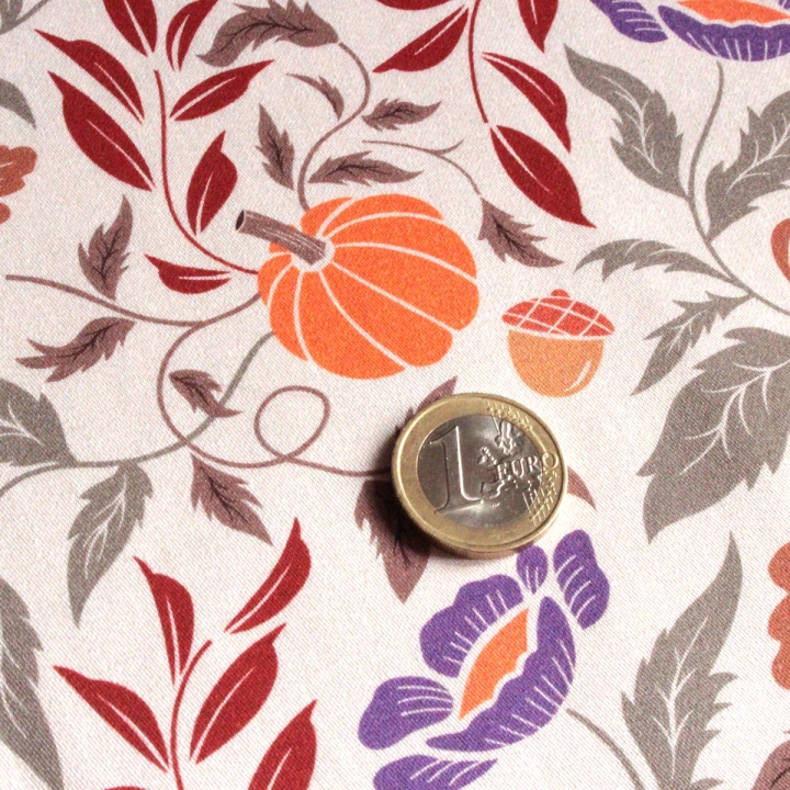 Tissu illustré "Pumpkin Cottage"