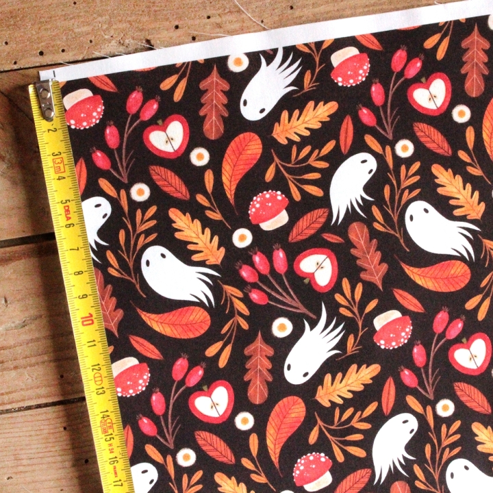 Tissu illustré "Les âmes de l'automne"