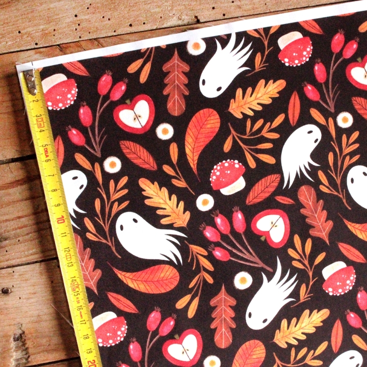 Tissu illustré "Les âmes de l'automne"