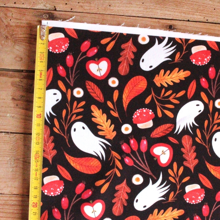 Tissu illustré "Les âmes de l'automne"