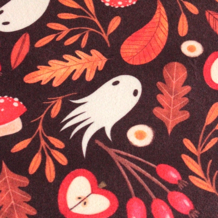Tissu illustré "Les âmes de l'automne"