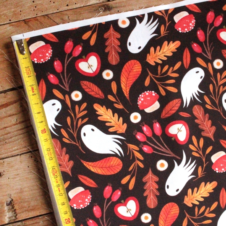 Tissu illustré "Les âmes de l'automne"