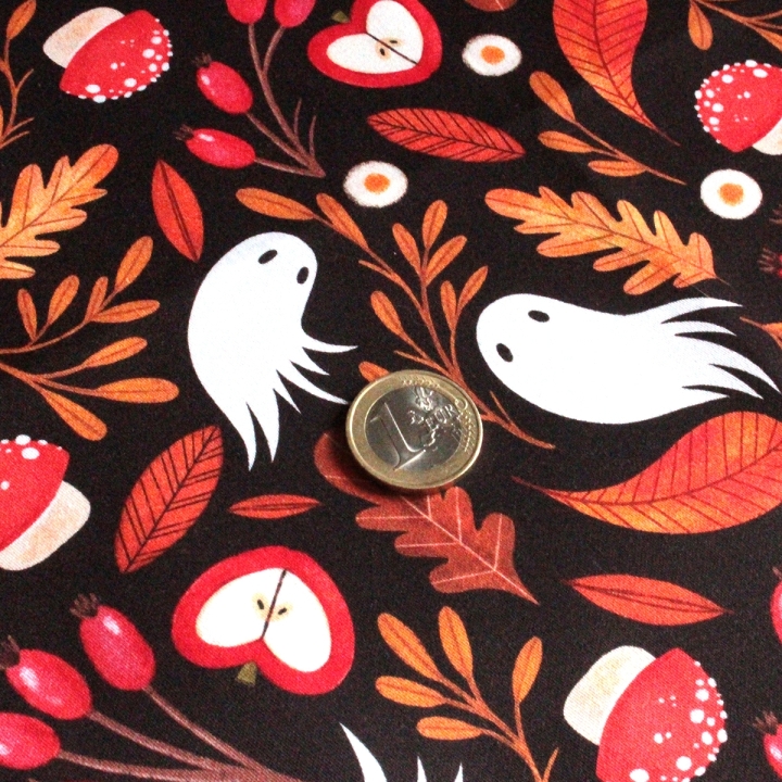 Tissu illustré "Les âmes de l'automne"