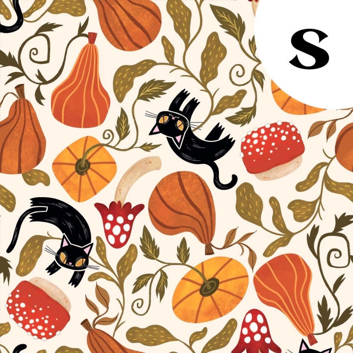 Tissu illustré "Chatrouille"