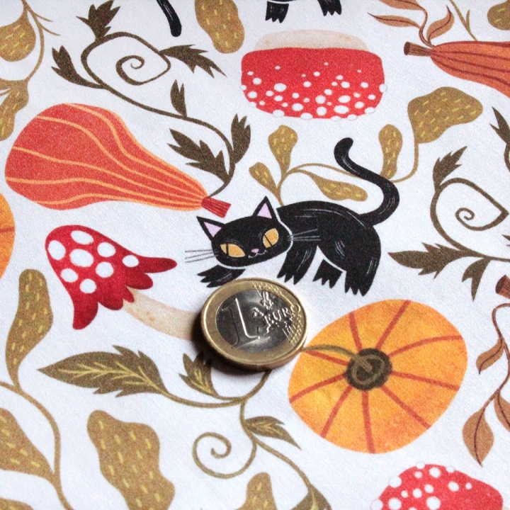Tissu illustré "Chatrouille"