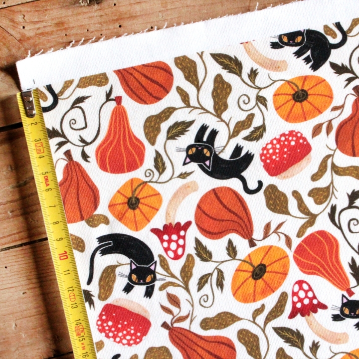Tissu illustré "Chatrouille"