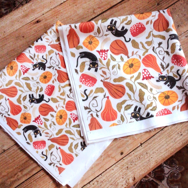 Tissu illustré "Chatrouille"