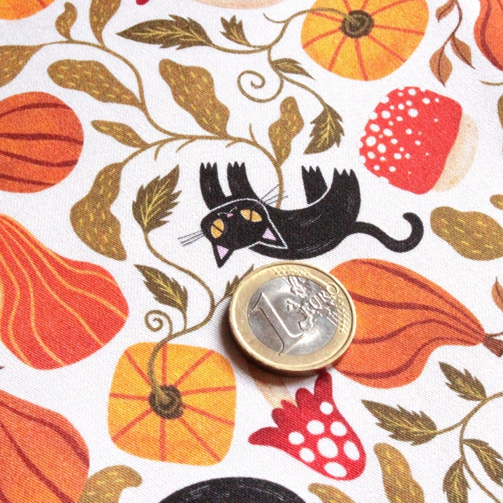 Tissu illustré "Chatrouille"