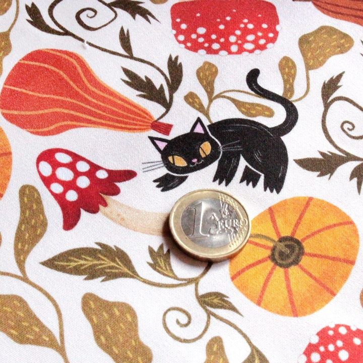 Tissu illustré "Chatrouille"