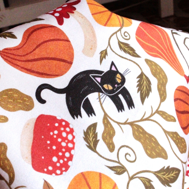 Tissu illustré "Chatrouille"