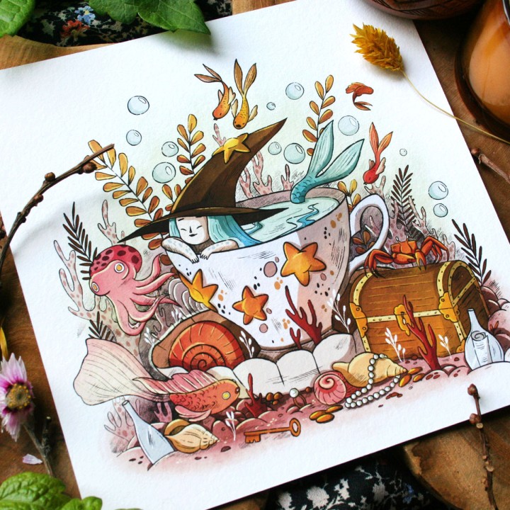 Tirage d'art - Sea Witch