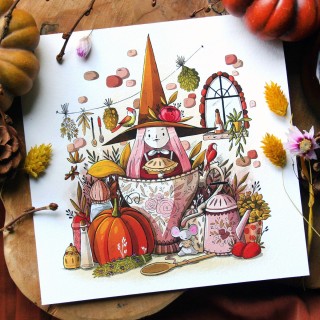 Tirage d'art - Kitchen Witch