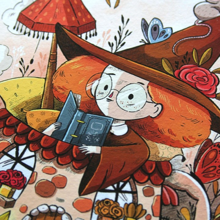 Tirage d'art - Cottage Witch