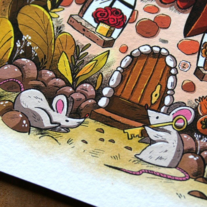 Tirage d'art - Cottage Witch