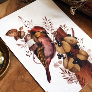 Tirage d'art - Histoire d'automne