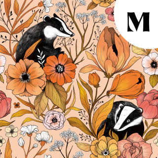 [PRECOMMANDE] French Terry  / BLAIREAUX - Motif taille M