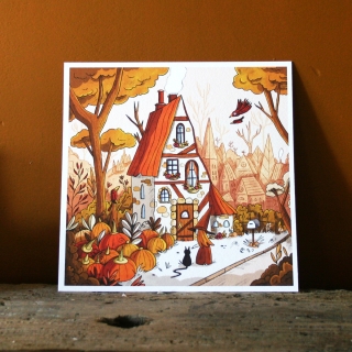 Tirage d'art - Maison de sorcière