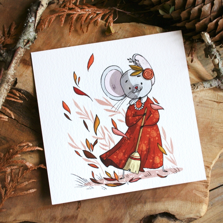 Tirage d'art - Brise d'automne