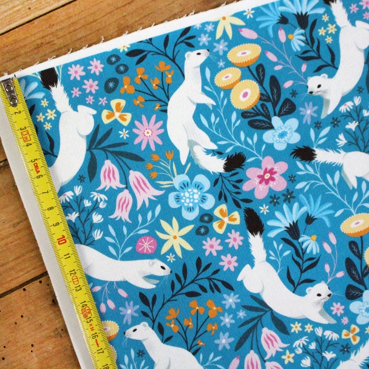 [PRECOMMANDE] French Terry  / HERMINES - Motif taille M