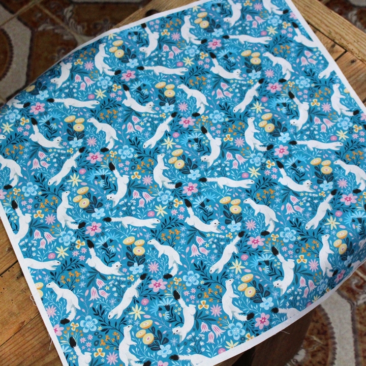 [PRECOMMANDE] Coupon popeline 48x48 cm - HERMINES