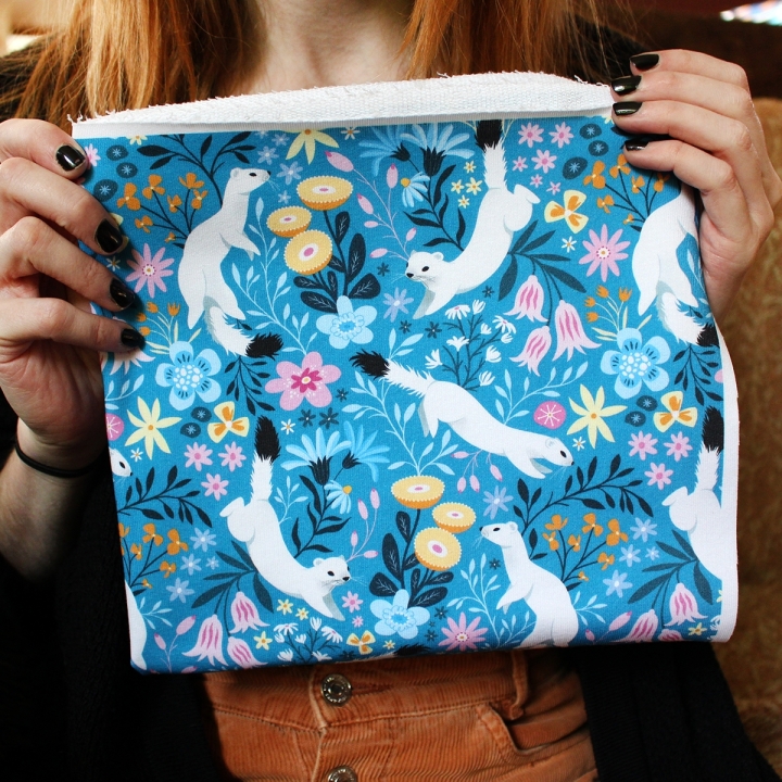 [PRECOMMANDE] Coupon French Terry 48x48 cm - HERMINES