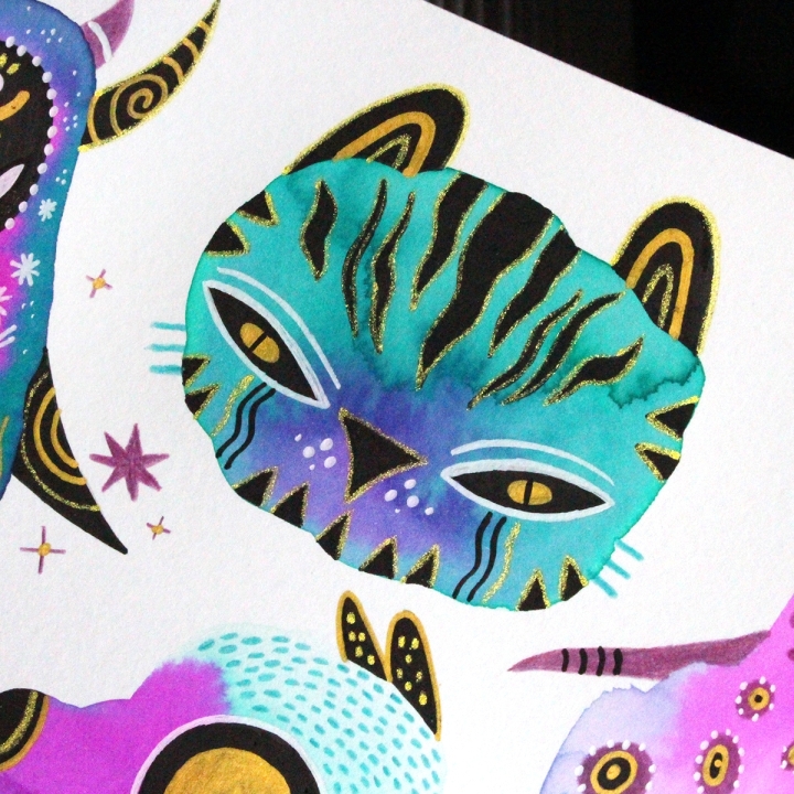 Planche de monstres 005 - Œuvre original