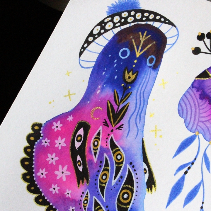 Planche de monstres 006 - Œuvre original