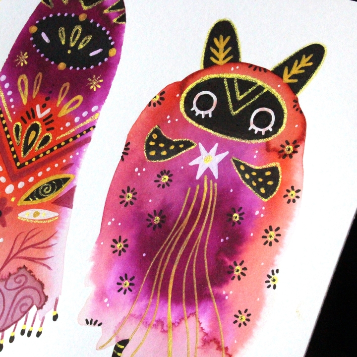 Planche de monstres 010 - Œuvre original