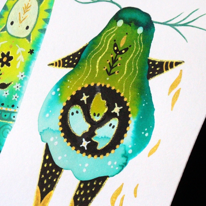 Planche de monstres 011 - Œuvre original