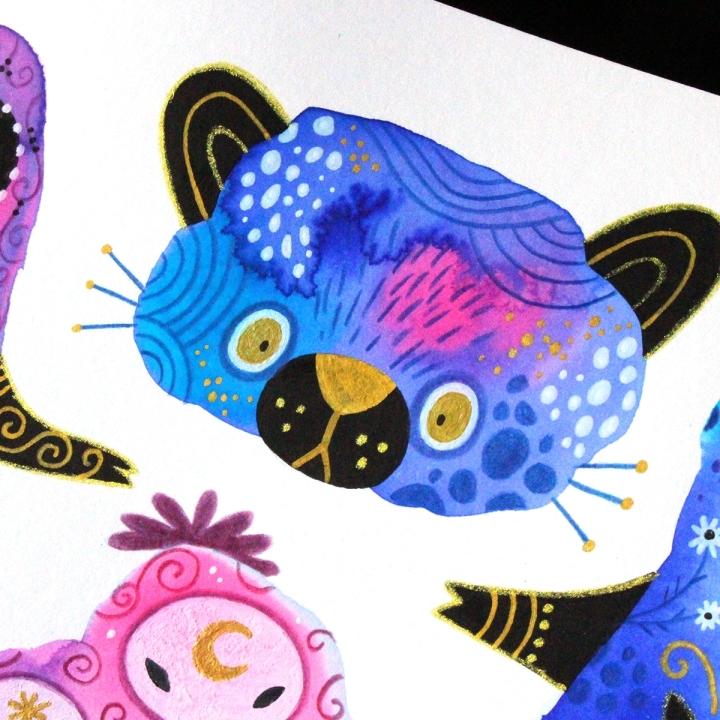 Planche de monstres 015 - Œuvre original