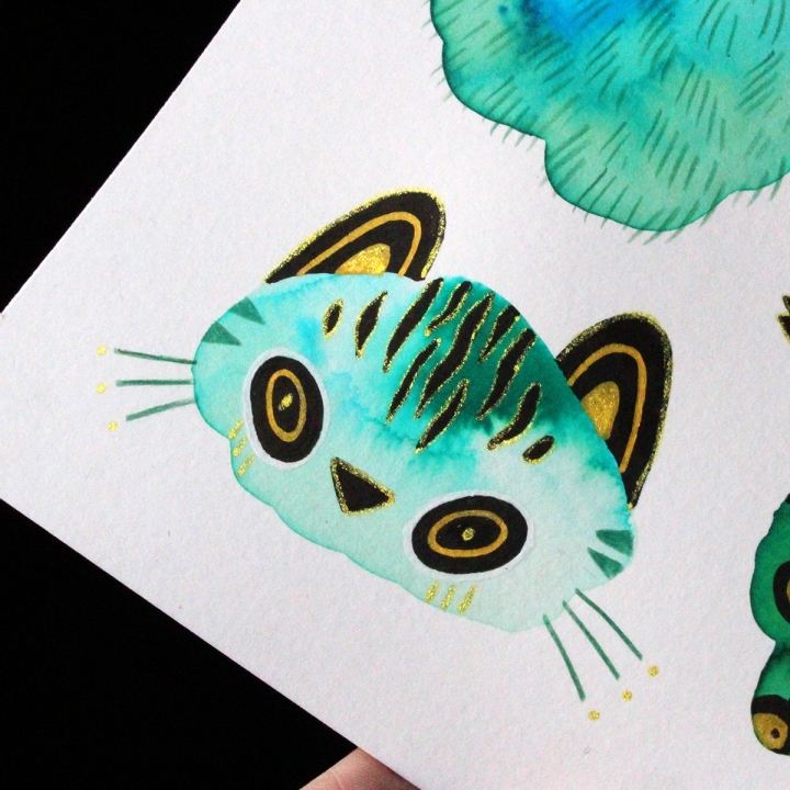 Planche de monstres 016 - Œuvre original